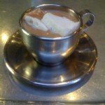 Parisian hot chocolate at the Blue Talon