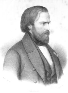 Pencil drawing of Blessed Fredric Ozanam