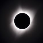 NASA photograph of the total solar eclipse taken at Oregon State Fairgrounds by Dominic Hart