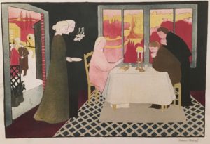 photo of color lithograph by Maurice Denis 1870-1943 Shows Shows